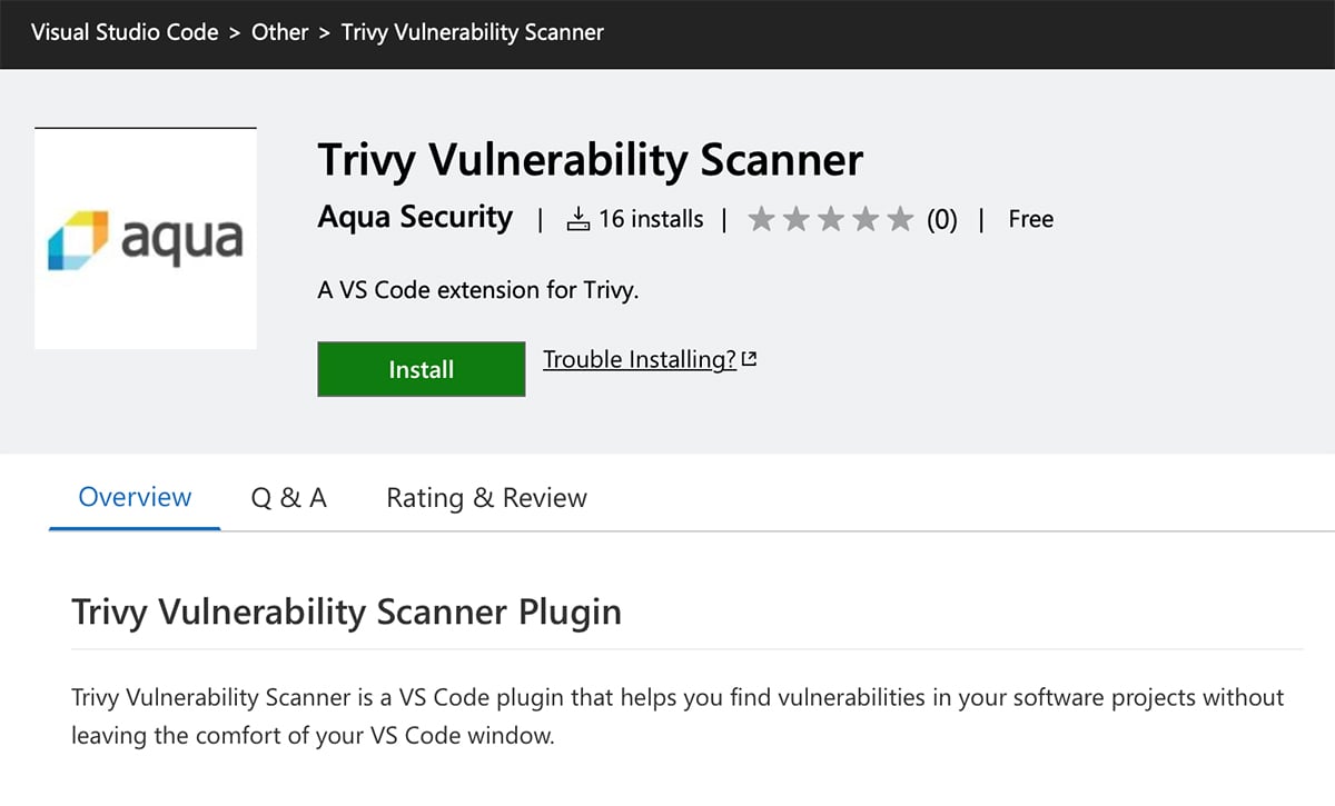 Trivy VS Trivy AquaSecurity OSS 